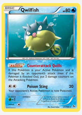 Qwilfish — catalogusbeeld