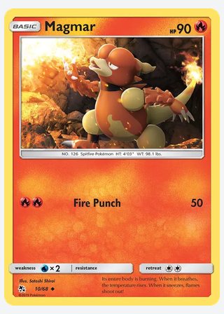 Magmar — catalogusbeeld
