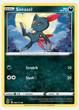 Sneasel — catalogusbeeld