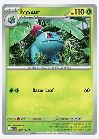Ivysaur — catalogusbeeld