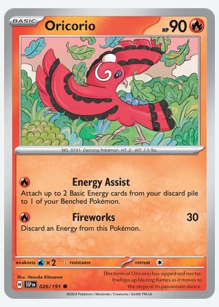 Oricorio — catalogusbeeld