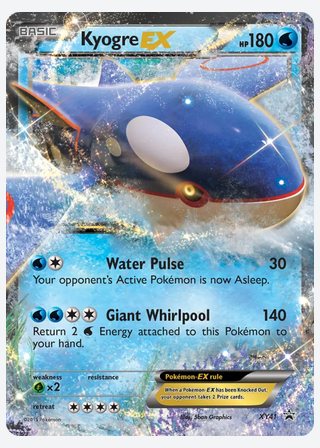Kyogre EX — catalogusbeeld