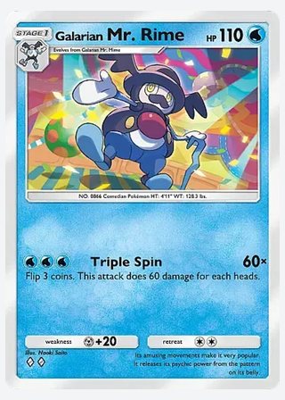 Galarian Mr. Rime — catalogusbeeld