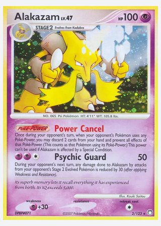 Alakazam — catalogusbeeld