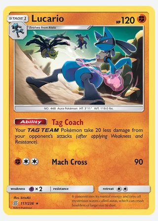 Lucario — catalogusbeeld