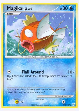 Magikarp — catalogusbeeld