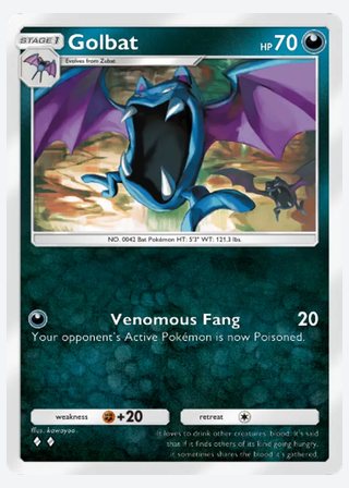 Golbat — catalogusbeeld