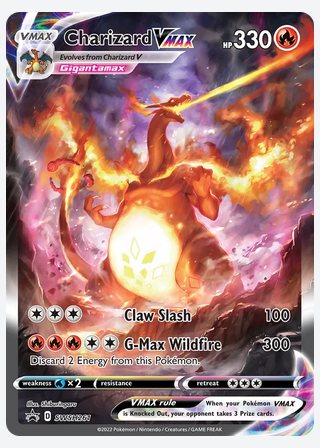 Charizard VMAX — catalogusbeeld