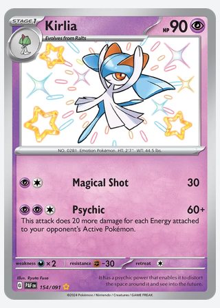 Kirlia — catalogusbeeld