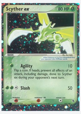 Scyther ex — catalogusbeeld