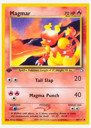 Magmar — catalogusbeeld