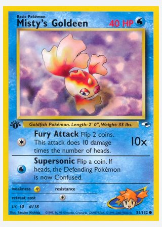 Misty's Goldeen — catalogusbeeld