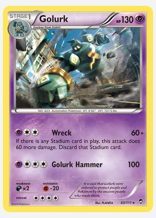 Golurk — catalogusbeeld