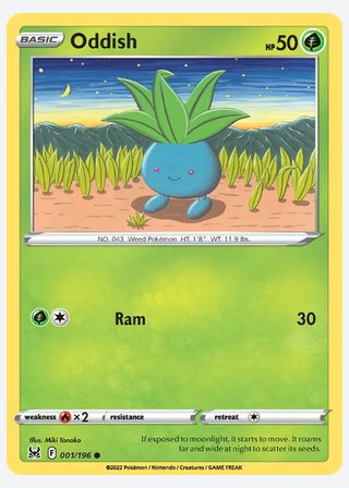 Oddish — catalogusbeeld