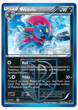 Weavile — catalogusbeeld