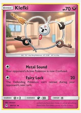 Klefki — catalogusbeeld