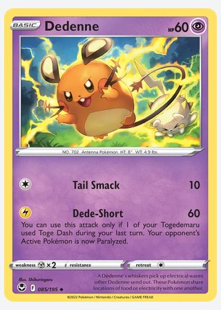 Dedenne — catalogusbeeld