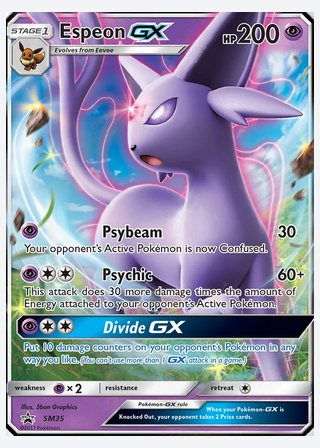 Espeon GX — catalogusbeeld