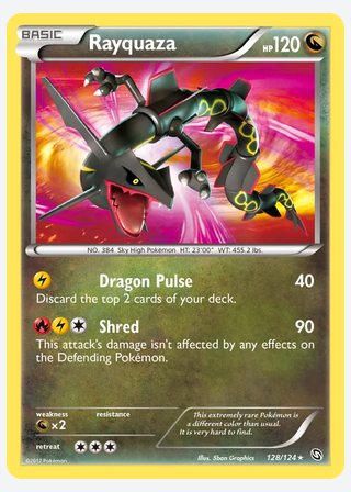Rayquaza — catalogusbeeld