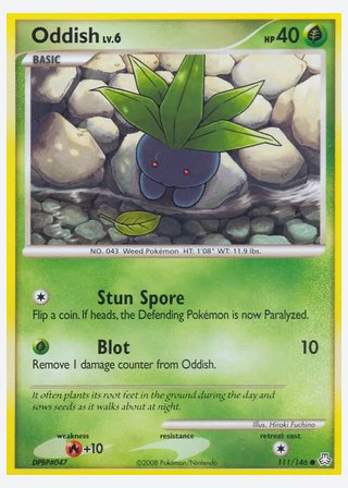 Oddish — catalogusbeeld