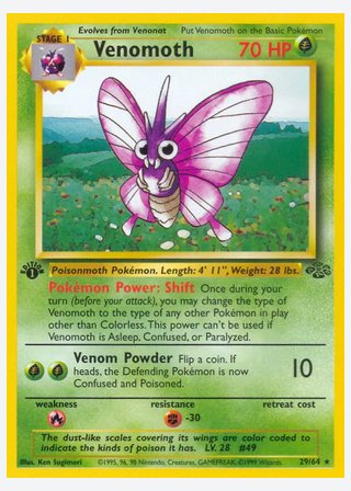 Venomoth — catalogusbeeld