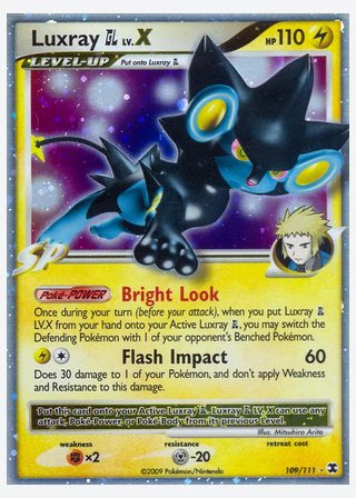 Luxray GL LV.X — catalogusbeeld
