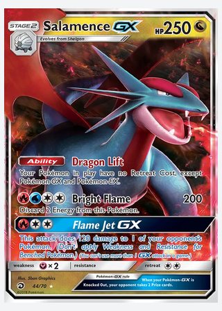 Salamence GX — catalogusbeeld