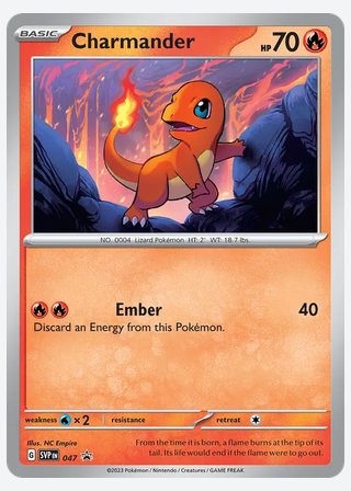 Charmander — catalogusbeeld