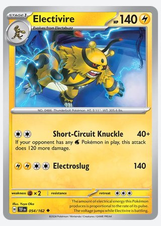 Electivire — catalogusbeeld