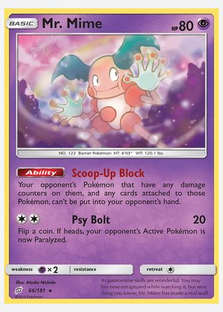 Mr. Mime — catalogusbeeld