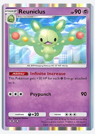 Reuniclus — catalogusbeeld