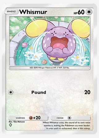 Whismur — catalogusbeeld