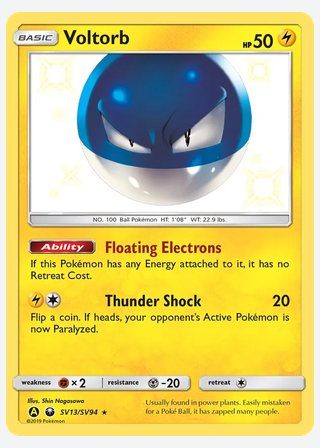 Voltorb — catalogusbeeld