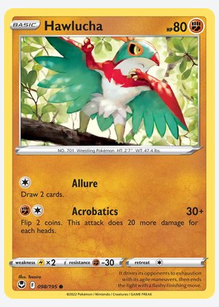 Hawlucha — catalogusbeeld