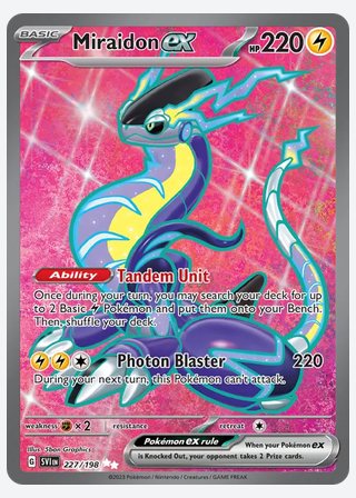 Miraidon ex — catalogusbeeld