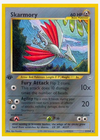 Skarmory — catalogusbeeld