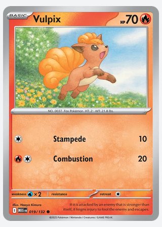 Vulpix — catalogusbeeld