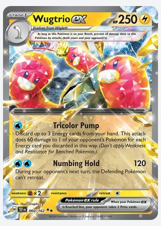 Wugtrio ex — catalogusbeeld