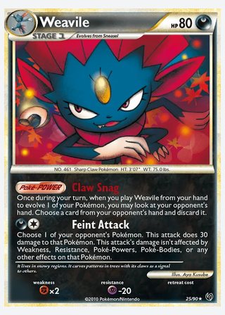 Weavile — catalogusbeeld