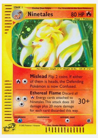 Ninetales — catalogusbeeld