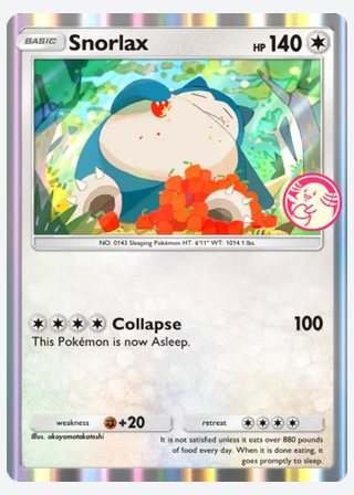 Snorlax — catalogusbeeld