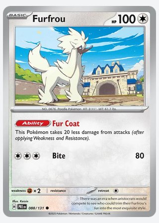 Furfrou — catalogusbeeld