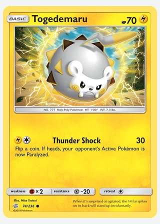 Togedemaru — catalogusbeeld