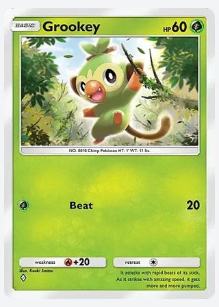 Grookey — catalogusbeeld