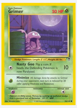 Grimer — catalogusbeeld