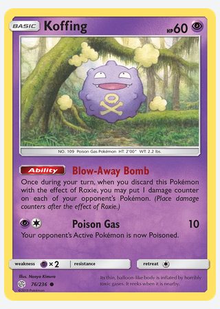 Koffing — catalogusbeeld