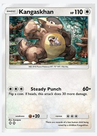 Kangaskhan — catalogusbeeld