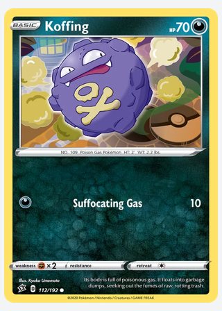 Koffing — catalogusbeeld
