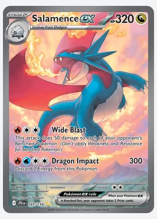 Salamence ex — catalogusbeeld