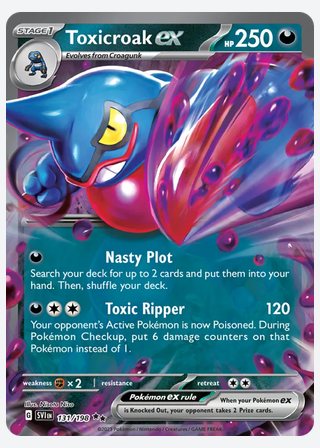 Toxicroak ex — catalogusbeeld